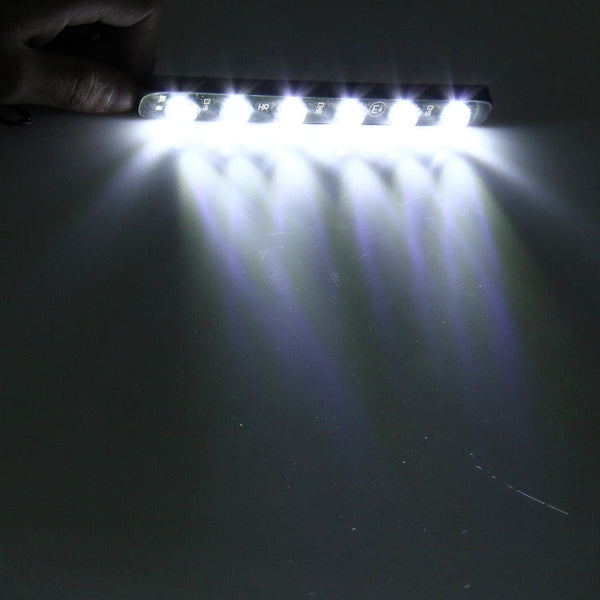 2 PCS 6W 180 LM 6000K DRL Daytime Running Light with 6 SMD-5050 Lamps, DC 12V