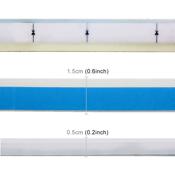 2 PCS 30cm DC12V 4.2W Ultra-thin Car Auto Double Colors Turn Lights / Running Lights, with LED SMD-2835 Lamp Beads (Turn Lights: Yellow Light; Running Lights: Ice Blue Light)