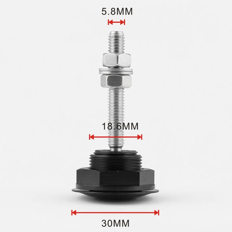 Car Mini Stainless Steel Quick-pins Push Button Billet Hood Pins Lock Clip Kit, Mini Stainless Steel (Black), Mini Stainless Steel (Silver)