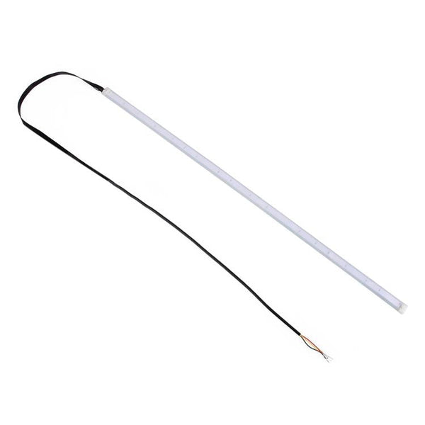 2 PCS 45cm DC12V 5W Ultra-thin Waterproof Car Auto Double Colors Turn Lights / Running Lights SMD-2835 LED Bulbs (Turn Lights: Yellow Light; Running Lights: Blue Light)