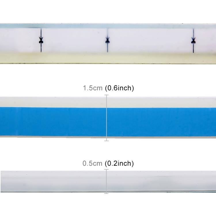 2 PCS 45cm DC12V 5W Ultra-thin Waterproof Car Auto Double Colors Turn Lights / Running Lights SMD-2835 LED Bulbs (Turn Lights: Yellow Light; Running Lights: Blue Light)