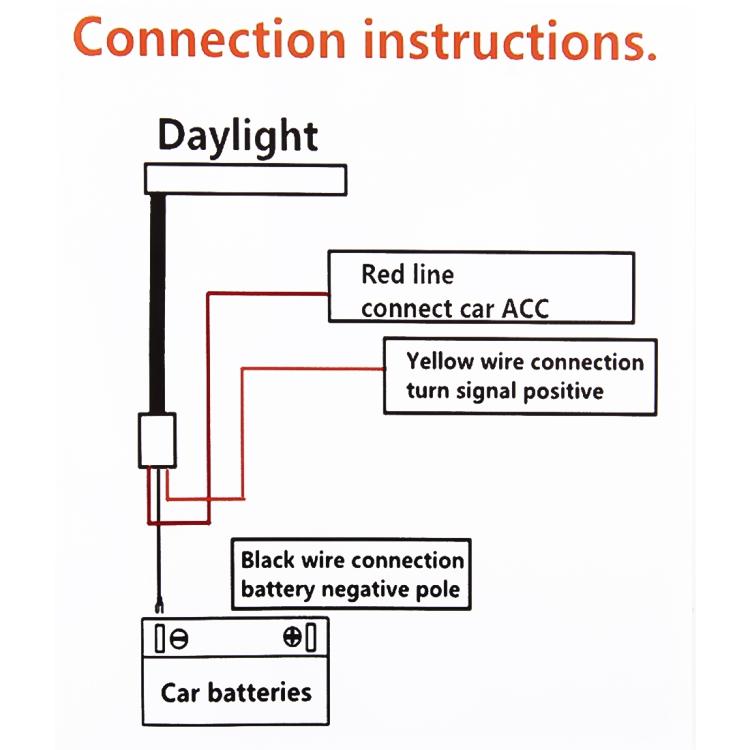 2 PCS 45cm DC12V 5W Ultra-thin Waterproof Car Auto Double Colors Turn Lights / Running Lights SMD-2835 LED Bulbs (Turn Lights: Yellow Light; Running Lights: Blue Light)