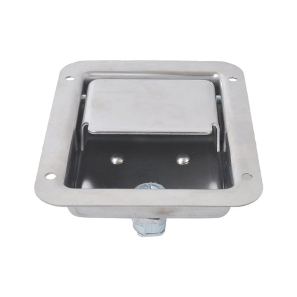 Stainless Steel Tool Box Lock Paddle Latch & Keys for Trailer / Yacht / Truck