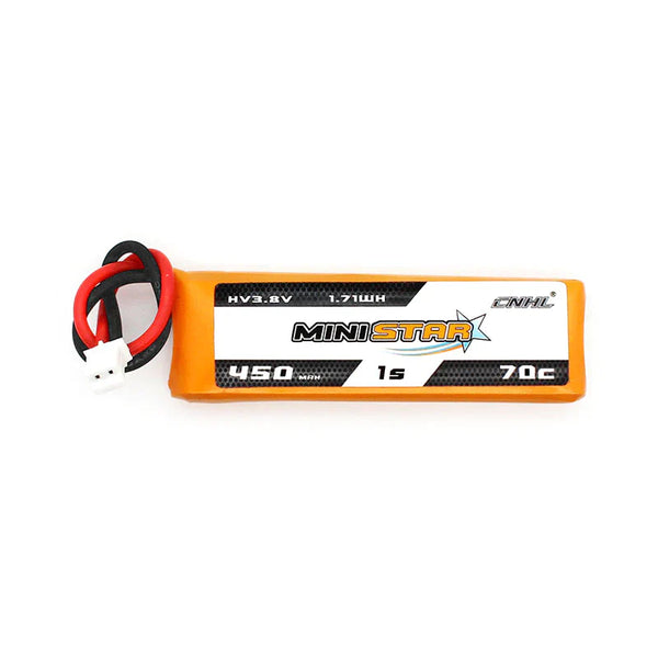 4x CNHL MiniStar HV 450mAh 3.8V 1s 70C Lipo Battery