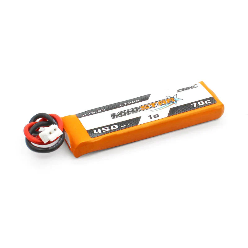 4x CNHL MiniStar HV 450mAh 3.8V 1s 70C Lipo Battery