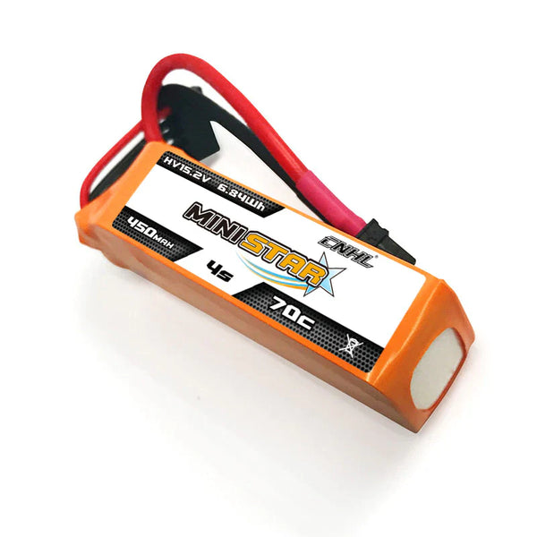 CNHL Ministar 450mAh 15.2V 4S 70C Lipo Battery XT30 (pack of 3)