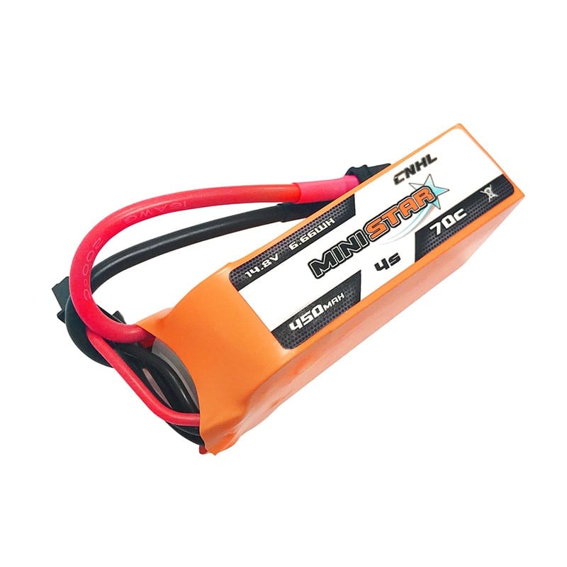 CNHL MiniStar 450mAh 14.8V 4S 70C Lipo Battery (XT30)