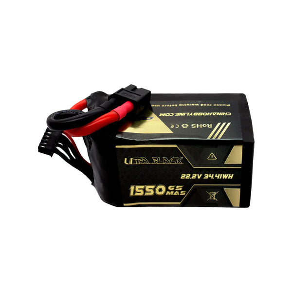 CNHL Ultra Black 1550mAh 22.2V 6S 150C Lipo Battery XT60