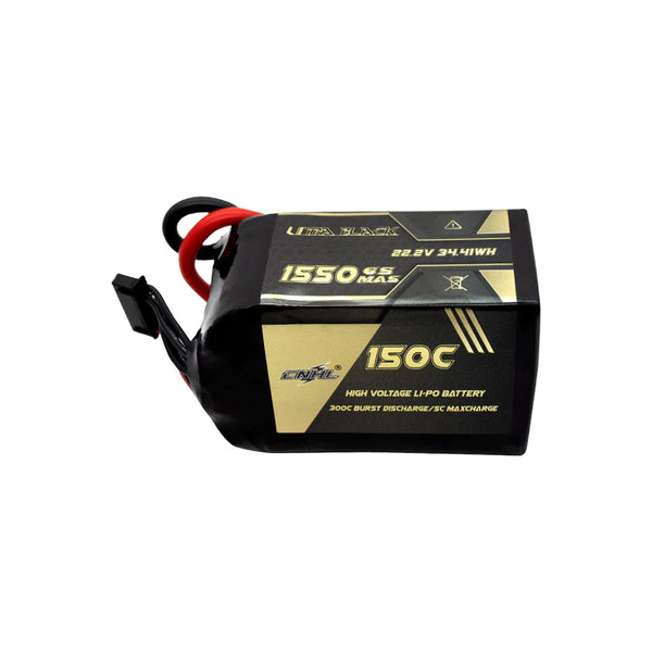 CNHL Ultra Black 1550mAh 22.2V 6S 150C Lipo Battery XT60