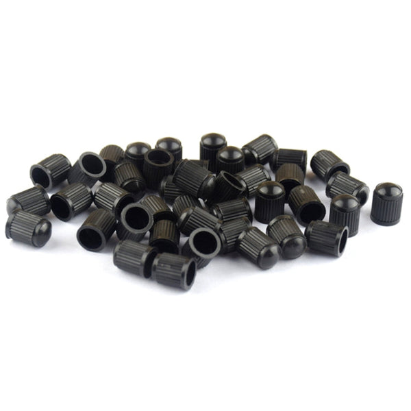 200 PCS Black Tire valve Dust Rubber Cap For Bicycle And Car, Diameter: 10mm(Black)