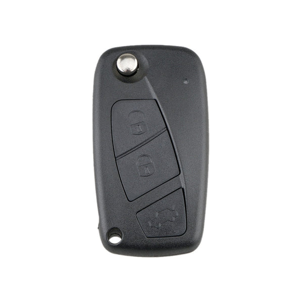 For FIAT Car Keys Replacement 3 Buttons Car Key Case with Side Battery Holder