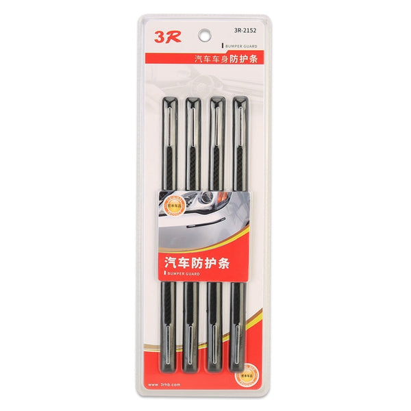 3R-2152 4 PCS Universal Car Body Anti-collision Strip Protection Guards Silicon Trims Stickers, 3R-2152 Anti-collision Strip