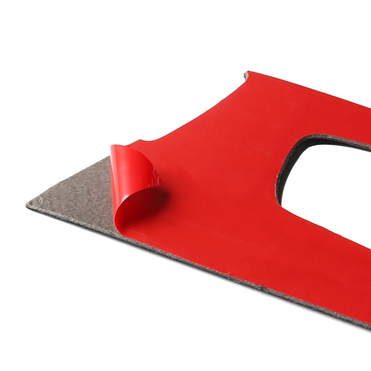 2 in 1 Car Carbon Fiber Gear Position Panel Decorative Sticker for BMW 5 Series G38 528Li / 530Li / 540Li 2018, Left Drive, Gear Position