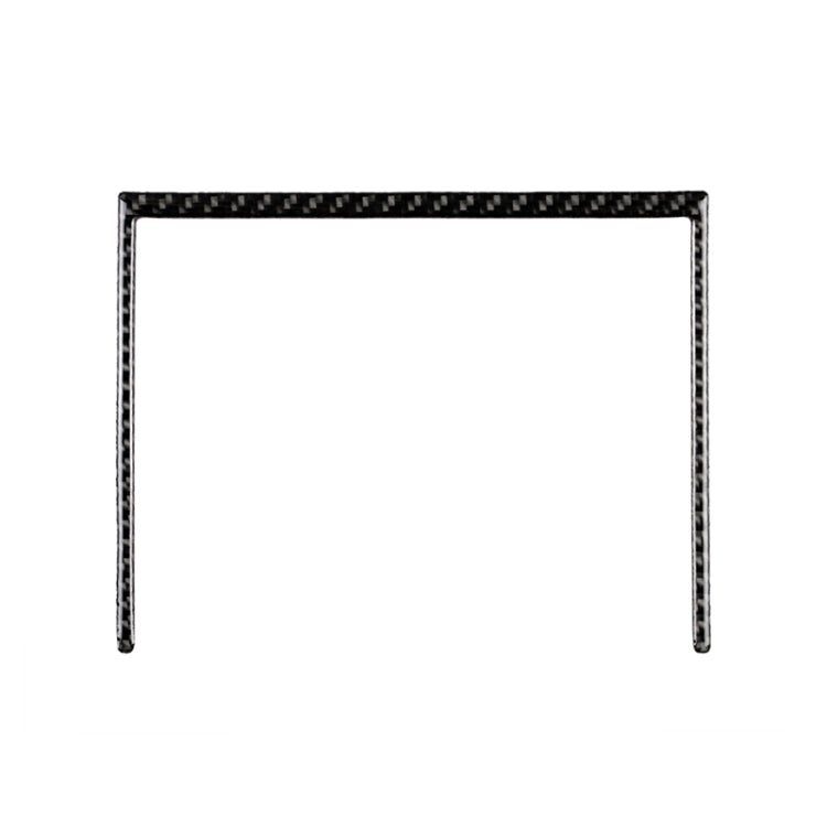 Car Carbon Fiber Storage Box U Shape Frame Decorative Sticker for Toyota Eighth Generation Camry 2018-2019