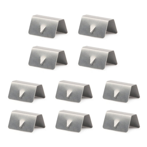 10 PCS Car Windshield Clip Wind / Rain Deflector Channel Metal Buckle for Heko G3
