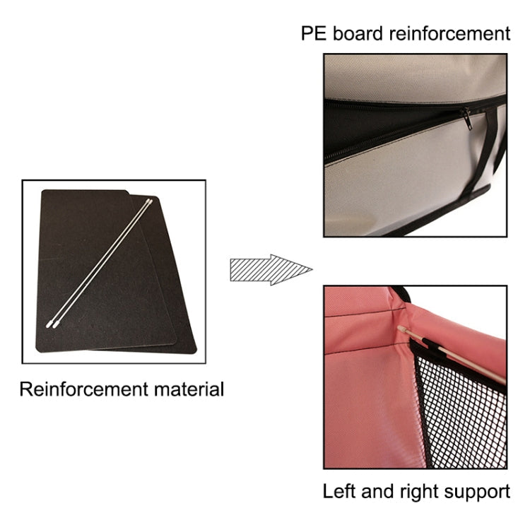 Nonslip Folding Oxford Cloth Car Vice Driving Seat Cover Pet Cat Dog Cushion Mat, Size: 40 x 30 x 25cm