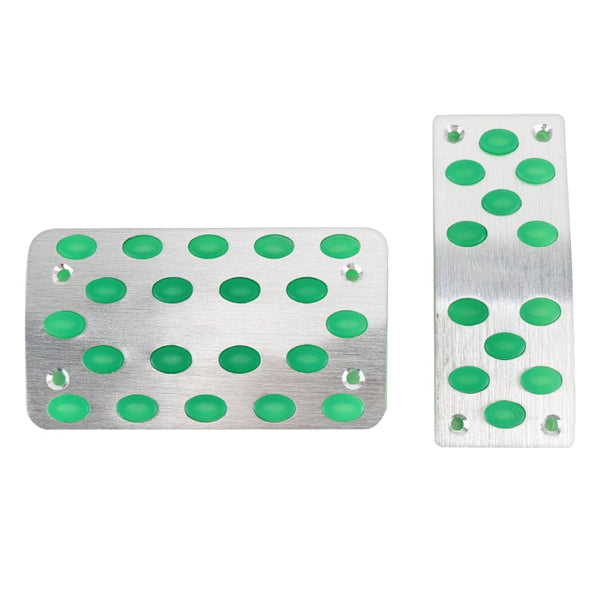 2 in 1 Luminous Non-Slip Automatic Gear Car Pedals Foot Brake Pad Cover Set, 2 in 1