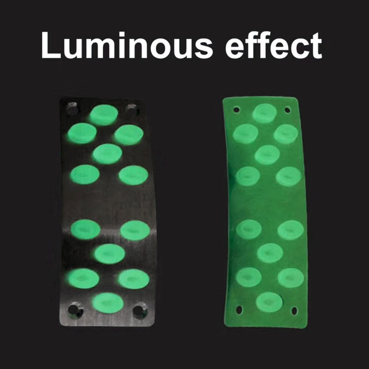 3 in 1 Small Luminous Non-Slip Automatic Gear Car Pedals Foot Brake Pad Cover Set, 3 in 1