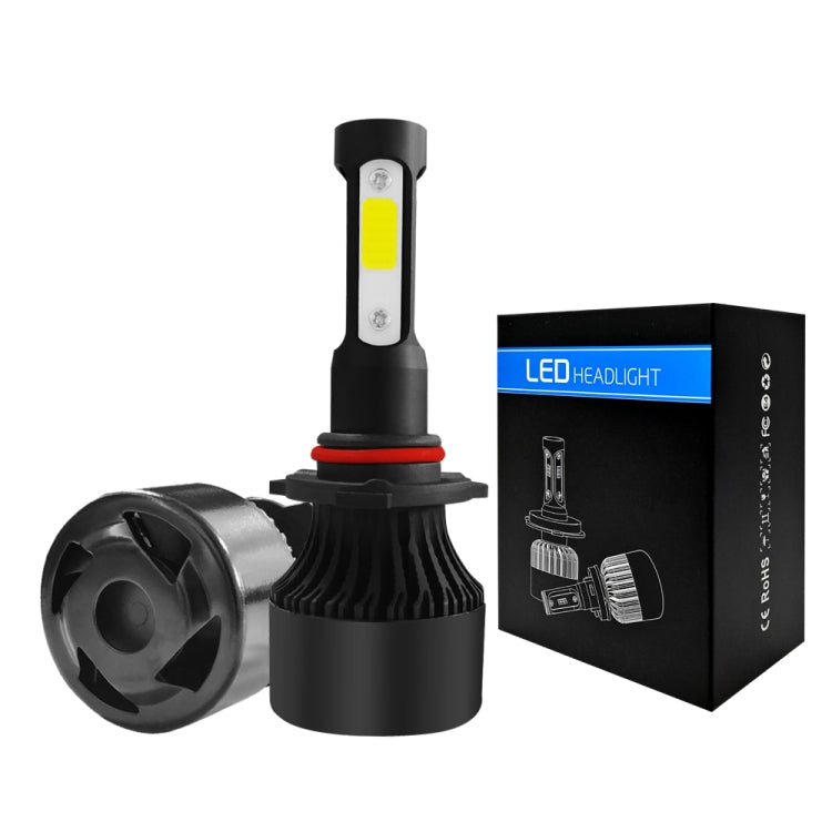 2 PCS S2 9006 / HB4 DC9-36V / 25W / 6000K / 2500LM IP68 Car LED Headlight Lamps