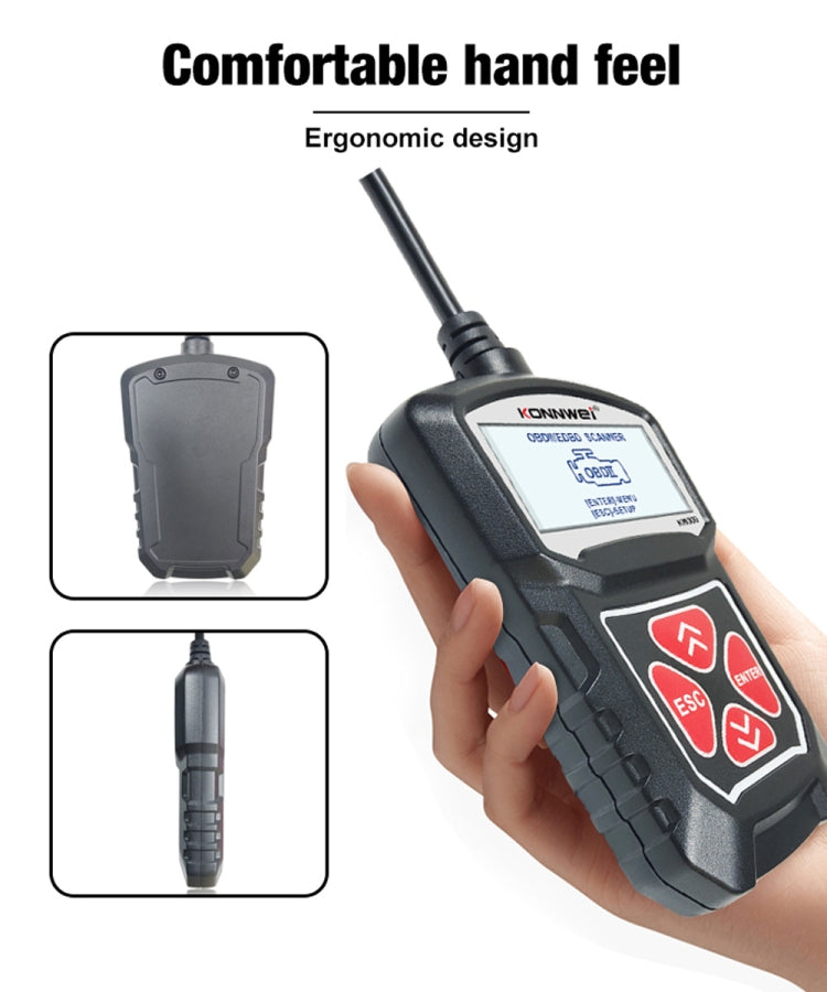 KONNWEI KW309 V309 V310 MS309 Code Reader OBD2 Scanner Diagnostic Tool, KW309