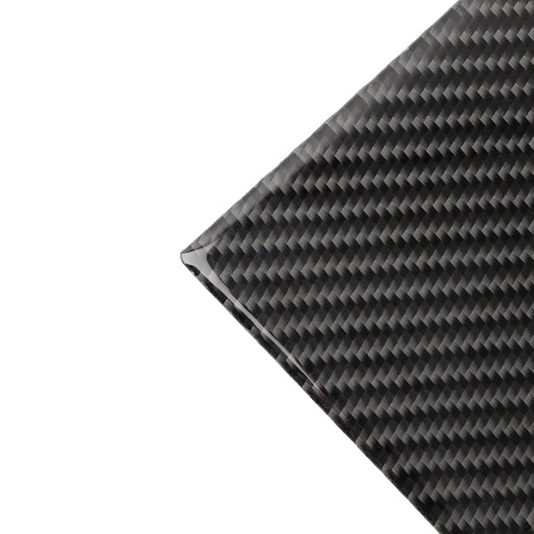 2 PCS Car Carbon Fiber Rear Water Cup Holder Panel Decorative Sticker for Infiniti Q50 / Q60 2014-2020