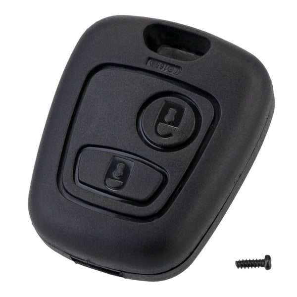 2 PCS Car 307 Mouth Remote Control Key Case Cover for PSA Peugeot Citroen