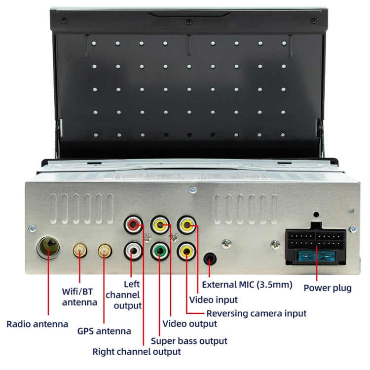 SWM 9702 Car HD 7 inch Android Radio Receiver MP5 Player, Support FM & Bluetooth & GPS & WiFi