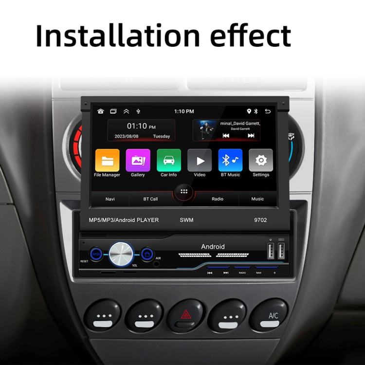 SWM 9702 Car HD 7 inch Android Radio Receiver MP5 Player, Support FM & Bluetooth & GPS & WiFi