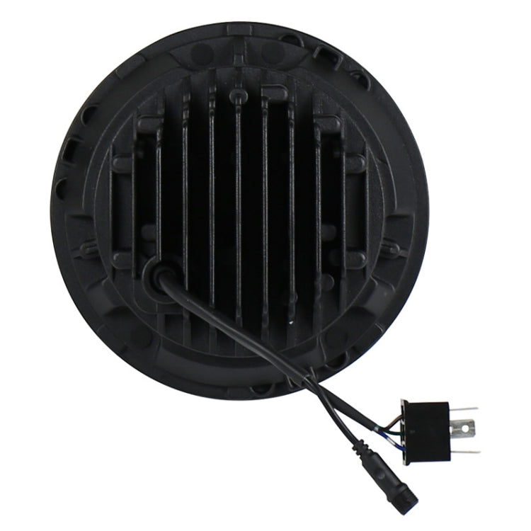 2 PCS 7 inch DC12V 6000K-6500K 50W Car LED Headlight Cree Lamp Beads for Jeep Wrangler / Harley, Support APP + Bluetooth Control, DC12V 6000K-6500K 50W