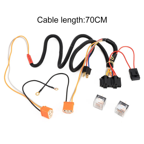 H4 Halogen Lamp Brightening Line, Cable Length: 70cm