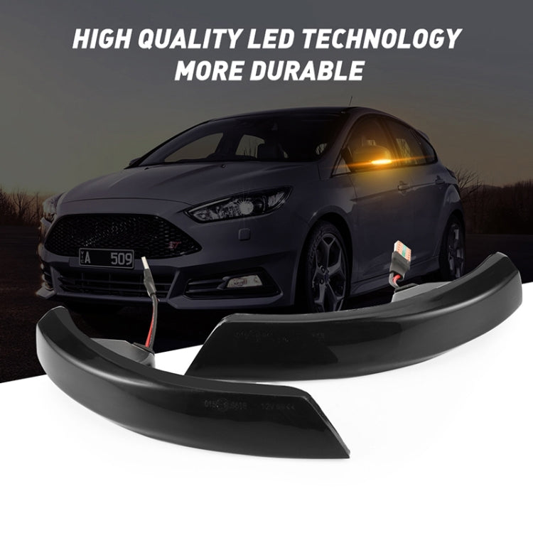 2 PCS D12V / 5W Car LED Dynamic Blinker Reversing Light Flowing Water Turn Signal Light for Ford