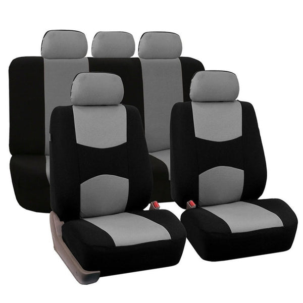 9 in 1 Universal Four Seasons Anti-Slippery Cushion Mat Set for 5 Seat Car, Style:Ordinary