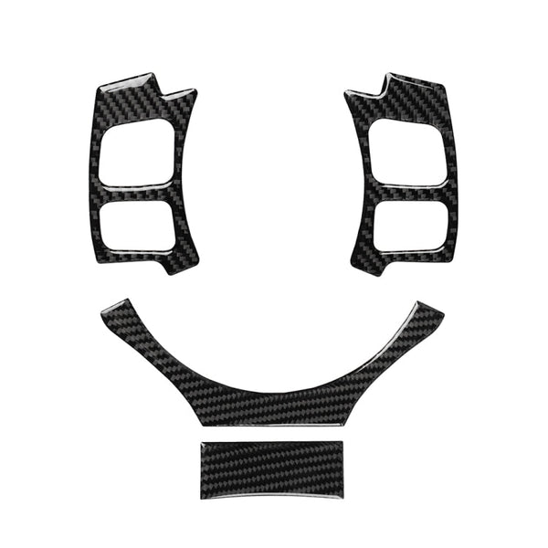 4 in 1 Car Carbon Fiber Steering Wheel Button Decorative Sticker for Lexus IS250 NX200 200t 300h, Left and Right Drive Universal, For Lexus IS250 NX200 200t 300h