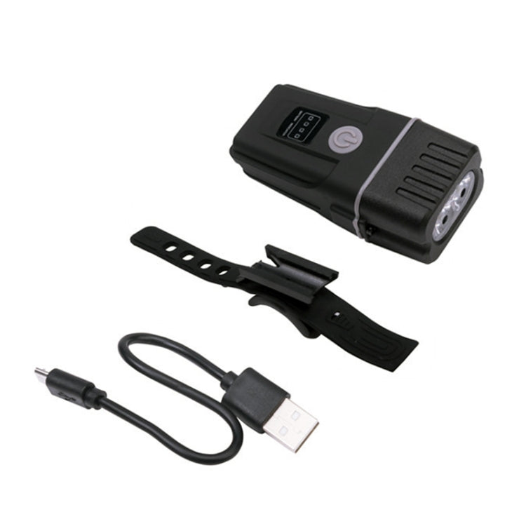 Mountain Bike Light Headlights Super Bright Rechargeable Flashlight Night Riding Equipment