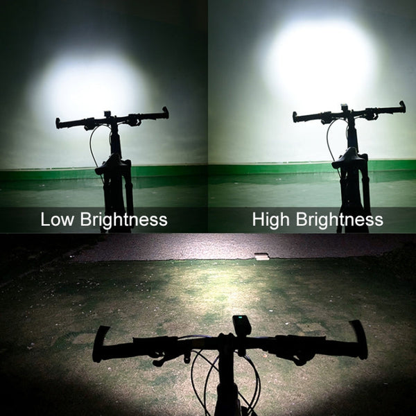 Mountain Bike Light Headlights Super Bright Rechargeable Flashlight Night Riding Equipment