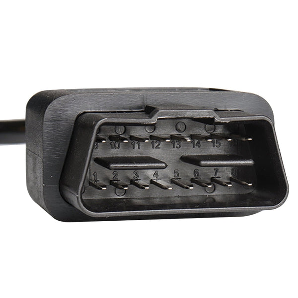 16PIN Male OBD Cable Opening Line OBD 2 Extension Cable for Car Diagnostic Scanner, Cable Length: 100cm