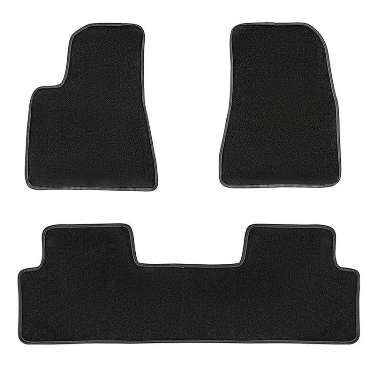 3 in 1 Car Velvet Foot Mat for Tesla Model 3 before 2021, for Tesla Model 3 before 2021