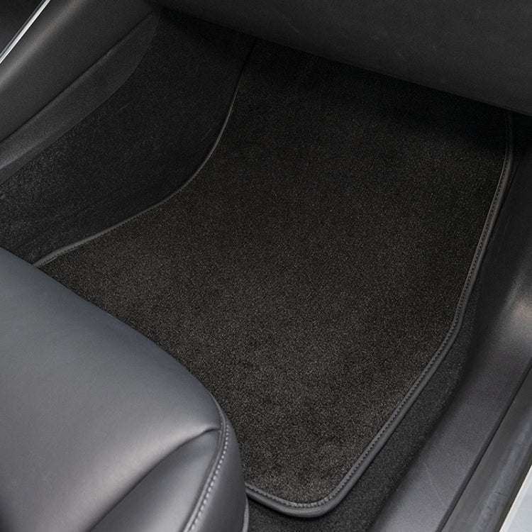 3 in 1 Car Velvet Foot Mat for Tesla Model 3 before 2021, for Tesla Model 3 before 2021