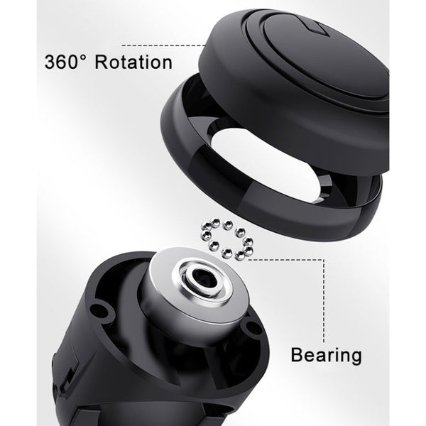 3R Car Universal Steering Wheel Spinner Knob Auxiliary Booster Aid Control Handle Auto Spinner Knob Ball, 3R-2251