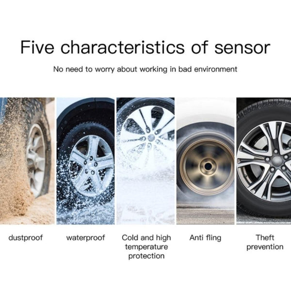 Universal Motorcycle Wireless High Precision Solar Energy TPMS Tire Pressure Alarm System External Tire Monitor