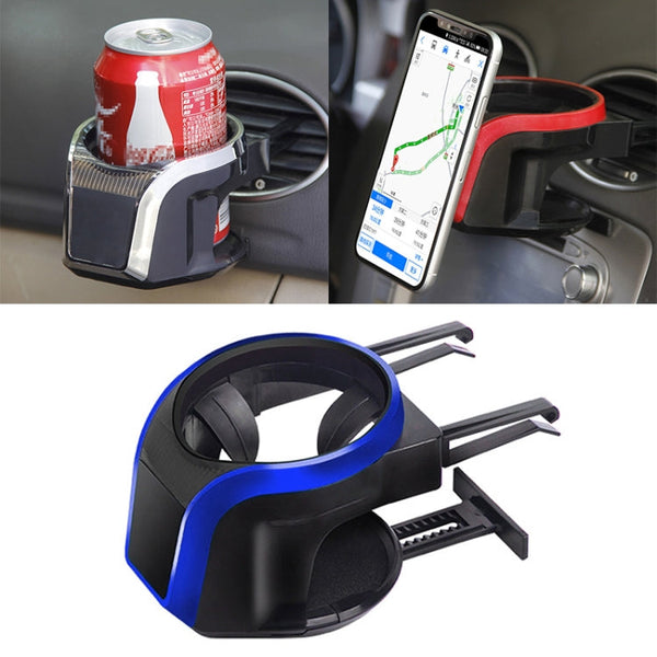 2 in 1 Car Air Outlet Magnetic Mount Beverage Cup Stand Phone Holder