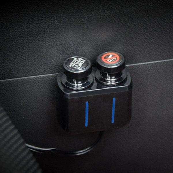 2 PCS / Set Car Cigarette Lighter Dust Cover Plug