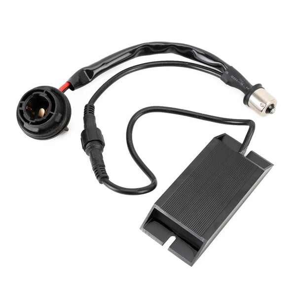 2 PCS 1156 / BAU15S DC12V 50W 6 Ohms Turn Signal / Reversing Light / Brake Light Split Dual Resistance Decoder