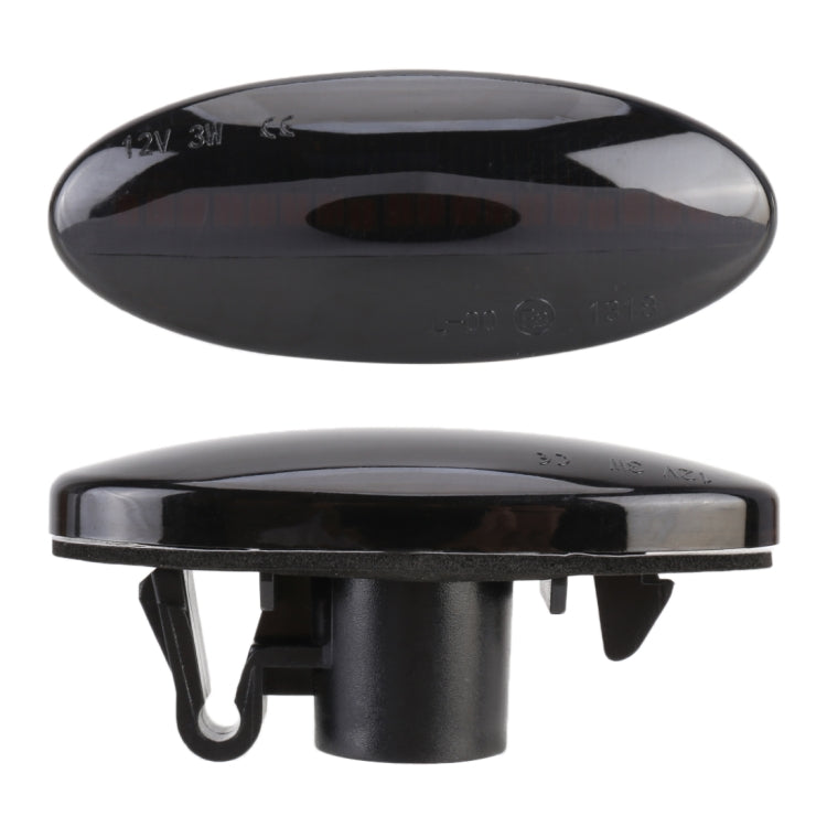 2 PCS DC12V / 3W Car LED Dynamic Blinker Side Lights Flowing Water Turn Signal Light for Nissan, Amber Light