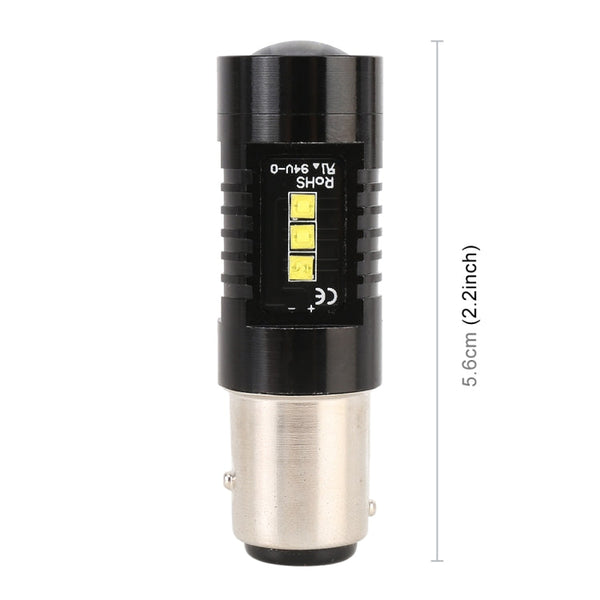 2 PCS 1157 / BAY15D DC12V 4.3W 6000K 500LM Car Brake Lights with 12LEDs SMD-2525