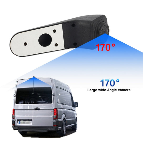 PZ475 Car Waterproof 170 Degree Brake Light View Camera + 7 inch Rearview Monitor for Volkswagen Crafter