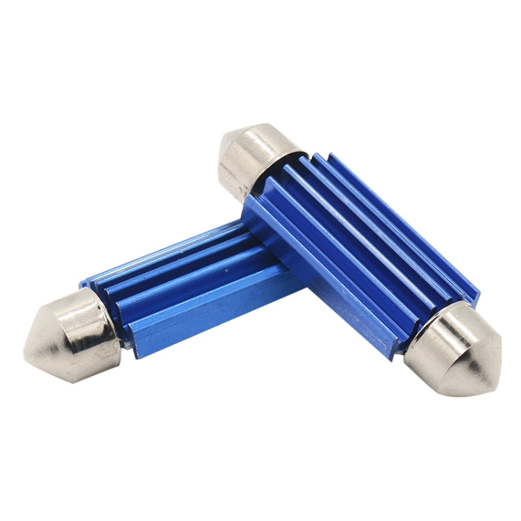 2pcs 39mm DC12-24V / 1W / 6000K / 60LM 15LEDs SMD Car Reading Lamp Dome Light