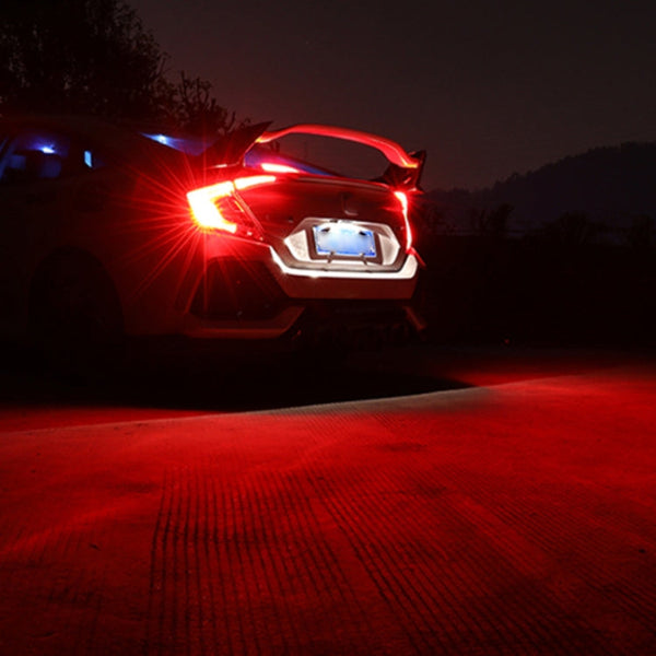 2 PCS 7443 DC12V / 2.2W Car Strobe Brake Lights with 42LEDs SMD-2835 Lamps