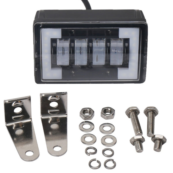 4.76 inch 24W DC 12-24V 1800LM IP67 Car Work Lights / Front Bumper Lights / Roof Lights, with Holder