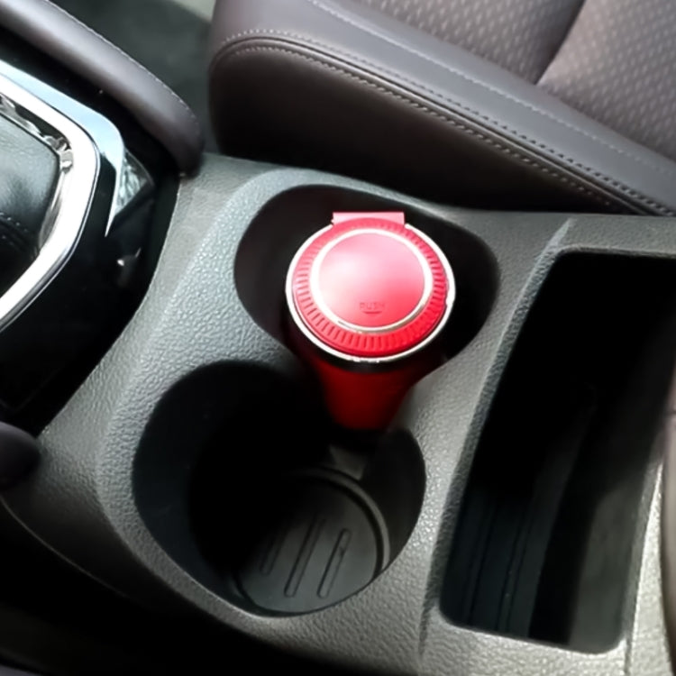 Portable Car Stainless Steel Liner Cigarette Ashtray with Light